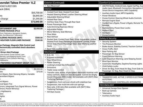 Used 2020 Chevrolet Tahoe Premier image 2