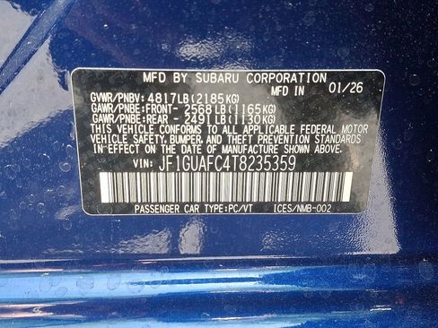 New 2026 Subaru Impreza 2.0i Sport AWD/4WD image 18