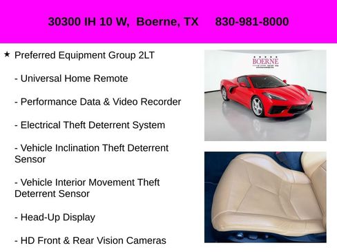 Used 2020 Chevrolet Corvette Stingray w/ 2LT Preferred Equipment Group image 30