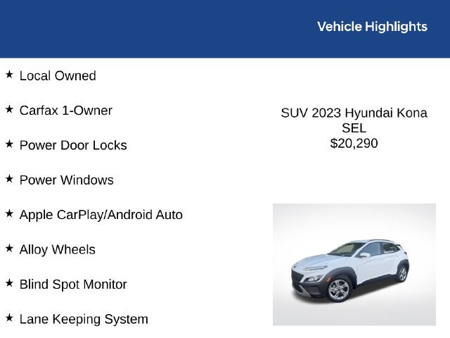Used 2023 Hyundai Kona SEL FWD image 2