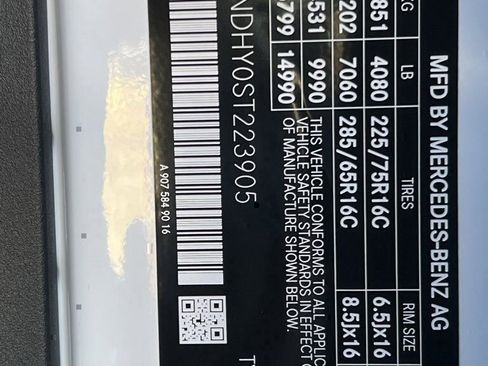 New 2025 Mercedes-Benz Sprinter 3500 image 10