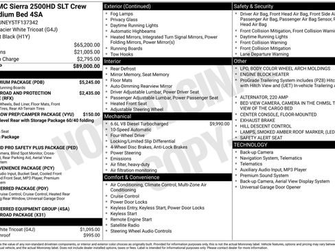 New 2026 GMC Sierra 2500 SLT w/ SLT Premium Package AWD/4WD image 3