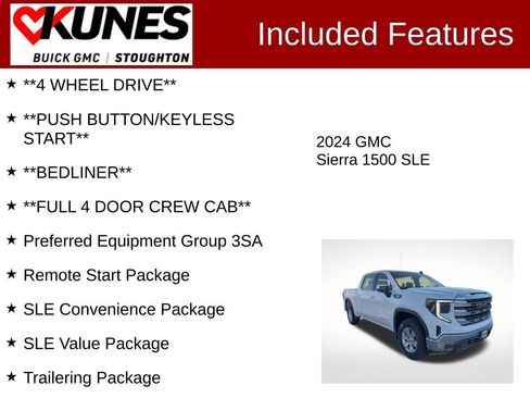 Used 2024 GMC Sierra 1500 SLE image 3
