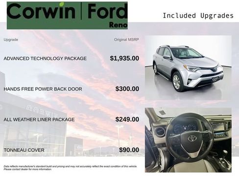 Used 2018 Toyota RAV4 Limited w/ Advanced Technology Package AWD/4WD image 3