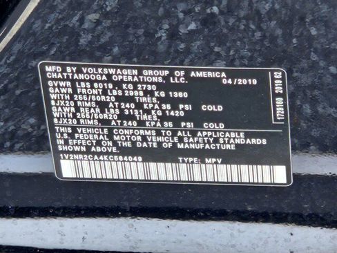 Used 2019 Volkswagen Atlas SEL Premium AWD/4WD image 30