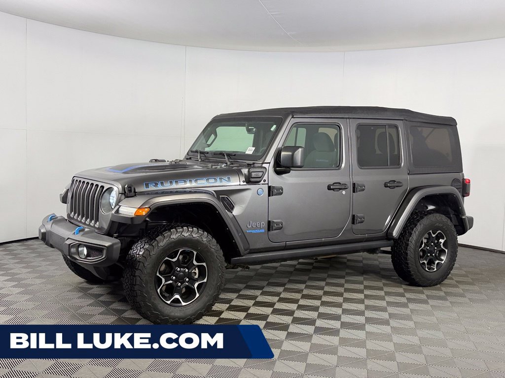 Used 2022 Jeep Wrangler Unlimited Rubicon 4xe AWD/4WD image 1