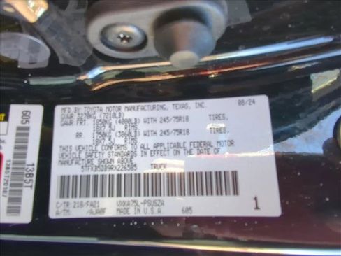 Used 2024 Toyota Tundra SR w/ SR Tow Package image 25