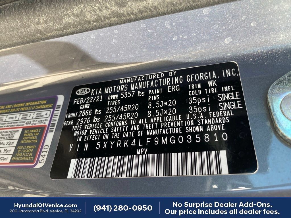 Used 2021 Kia Sorento SX FWD image 25