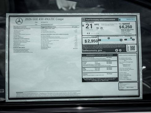 Used 2026 Mercedes-Benz GLE 450 4MATIC Coupe image 25