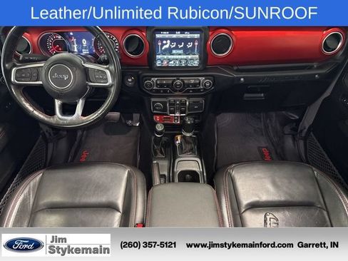Used 2021 Jeep Wrangler Unlimited Rubicon w/ Uconnect 4C Nav & Sound Group AWD/4WD image 3