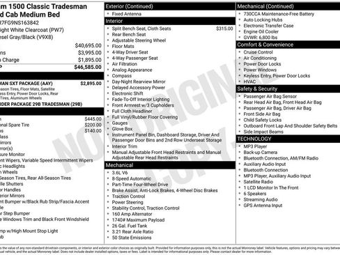 Used 2022 RAM 1500 Tradesman w/ Tradesman SXT Package AWD/4WD image 7