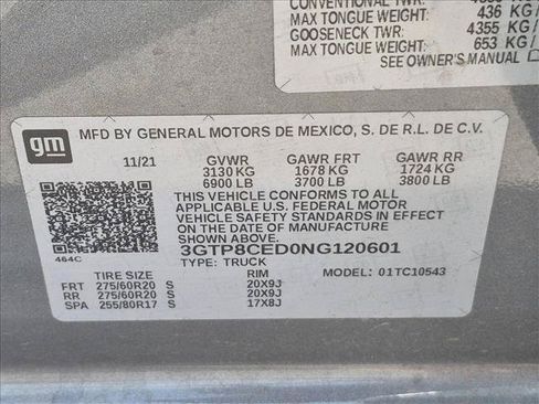 Used 2022 GMC Sierra 1500 Elevation w/ LPO, Elevation Black Package RWD image 15