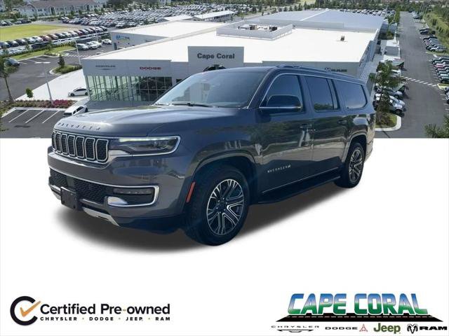 Certified 2024 Jeep Wagoneer L Series II w/ Flexible Seating Group AWD/4WD 360° Tour