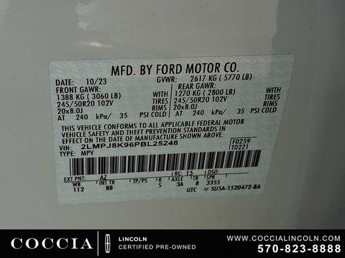 Certified 2023 Lincoln Nautilus Reserve AWD/4WD image 26