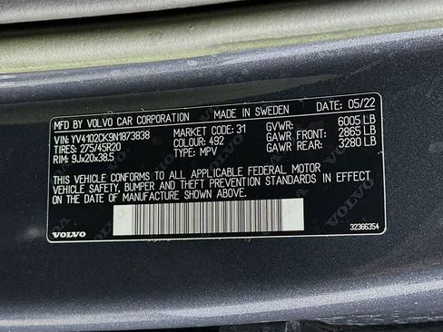 Used 2022 Volvo XC90 T5 Momentum w/ Advanced Package FWD image 22