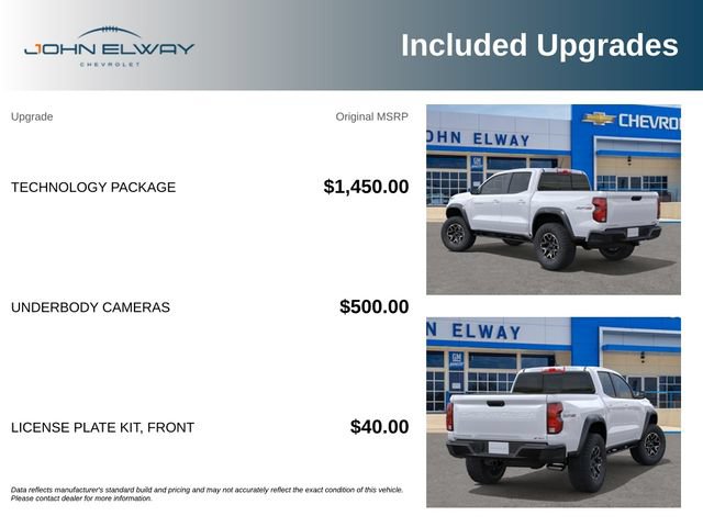 New 2026 Chevrolet Colorado ZR2 w/ Technology Package AWD/4WD image 2