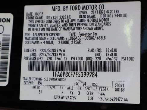 Used 2015 Ford Mustang GT Premium w/ Equipment Group 401A RWD image 28