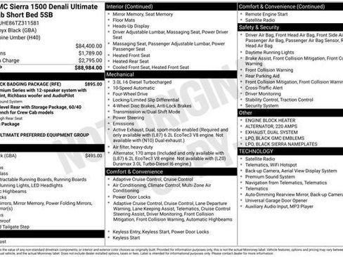 Used 2026 GMC Sierra 1500 Denali Ultimate w/ LPO, Black Badging Package image 4