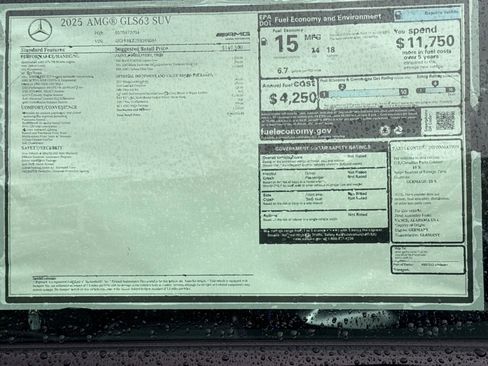 New 2025 Mercedes-Benz GLS 63 AMG AMG GLS 63 image 30