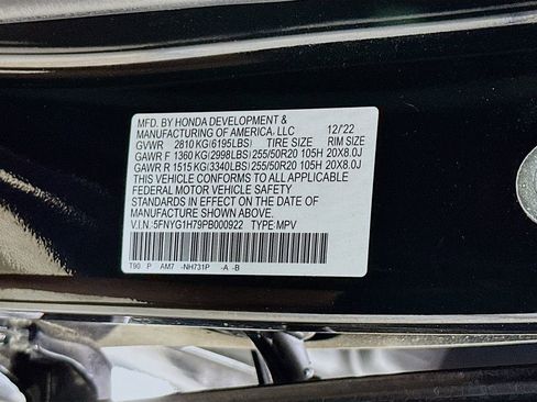 Certified 2023 Honda Pilot Touring image 27