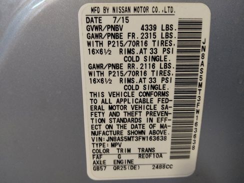 Used 2015 Nissan Rogue S FWD image 33