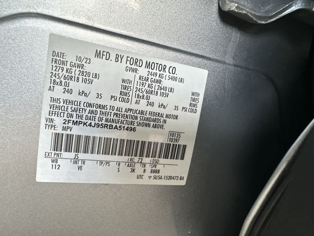 Used 2024 Ford Edge SEL AWD/4WD image 29
