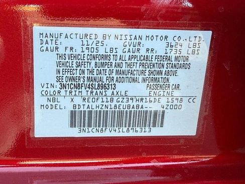 New 2025 Nissan Versa SR image 18