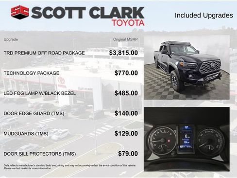 Used 2022 Toyota Tacoma TRD Off-Road w/ TRD Premium Off Road Package AWD/4WD image 8