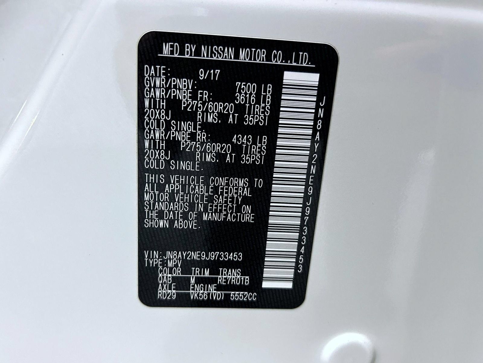 Used 2018 Nissan Armada Platinum w/ Captain Seat Package AWD/4WD image 26