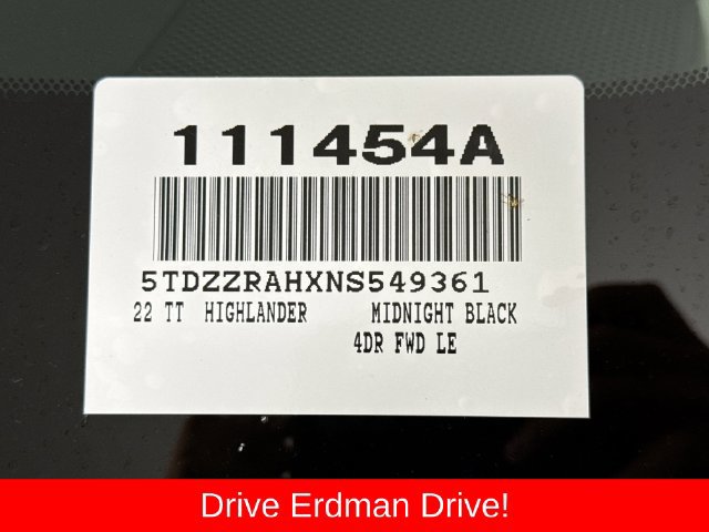 Used 2022 Toyota Highlander LE FWD image 31