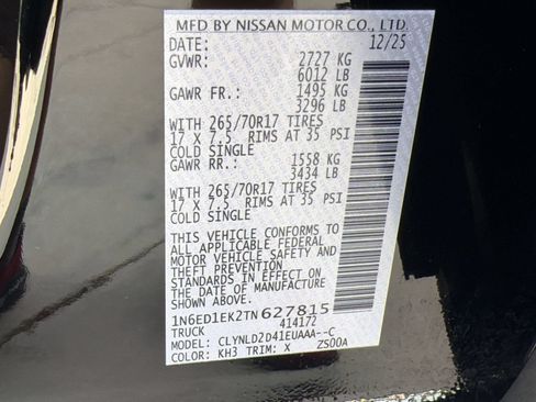Used 2026 Nissan Frontier PRO-4X AWD/4WD image 23