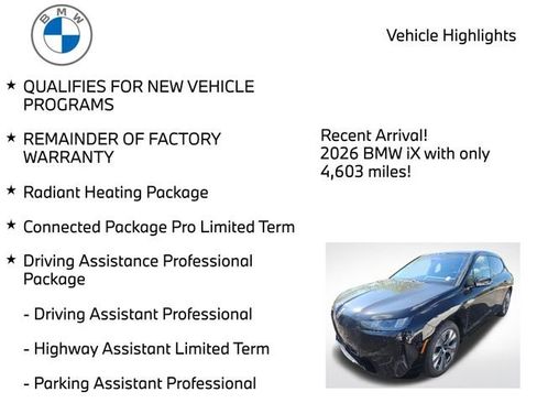 Used 2026 BMW iX xDrive60 AWD/4WD image 4