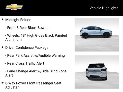 Certified 2023 Chevrolet Blazer LT w/ Midnight/Sport Edition FWD image 21