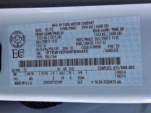 Used 2022 Ford F150 XLT image 27