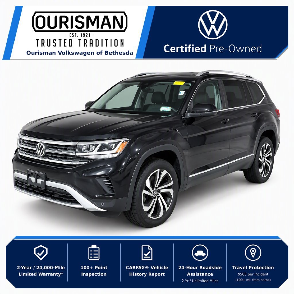 Certified 2023 Volkswagen Atlas SEL AWD/4WD image 1