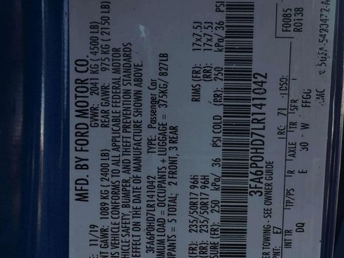 Used 2020 Ford Fusion SE image 13