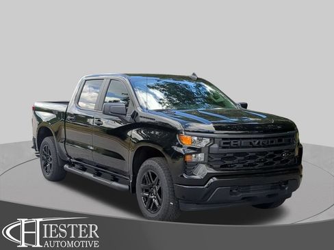 New 2026 Chevrolet Silverado 1500 Custom w/ Turbomax Blackout Package AWD/4WD image 1