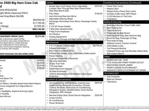 Used 2023 RAM 3500 Big Horn w/ Level 1 Equipment Group image 3