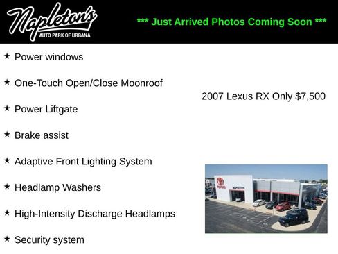 Used 2007 Lexus RX 350 AWD image 2