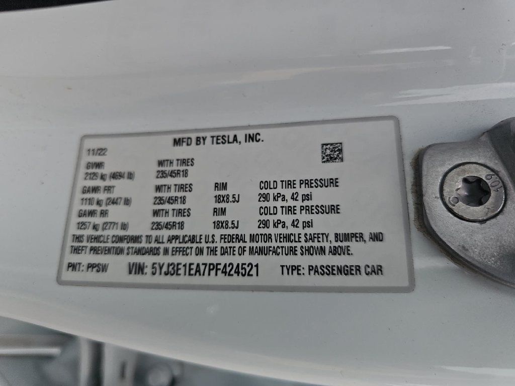 Used 2023 Tesla Model 3 Standard Range RWD image 44
