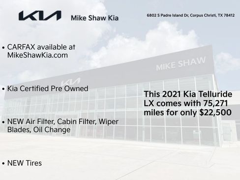 Certified 2021 Kia Telluride LX FWD image 3