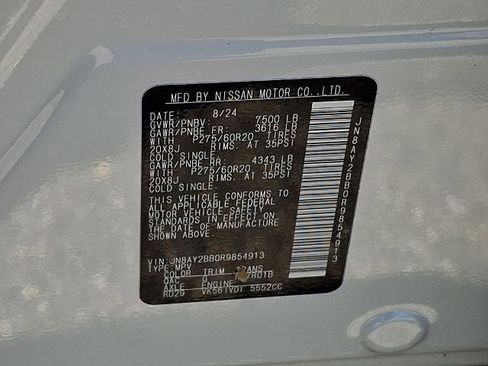Certified 2024 Nissan Armada SL w/ Captain's Chairs Package AWD/4WD image 27