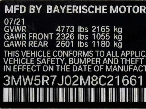 Used 2021 BMW 330i xDrive Sedan w/ Premium Package AWD/4WD image 50