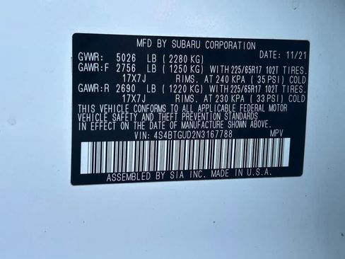 Used 2022 Subaru Outback Wilderness AWD/4WD image 22