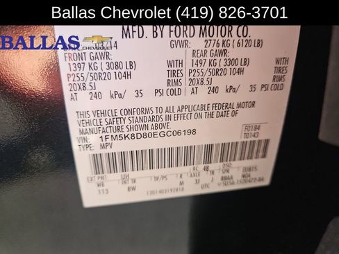 Used 2014 Ford Explorer XLT w/ Equipment Group 202A AWD/4WD image 31
