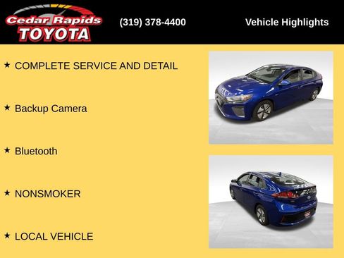 Used 2019 Hyundai Ioniq Blue image 7