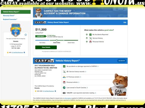 Used 2017 Volkswagen Golf Alltrack SEL image 2