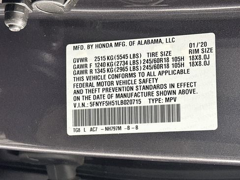 Used 2020 Honda Pilot EX-L image 12