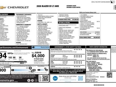 New 2026 Chevrolet Blazer EV LT