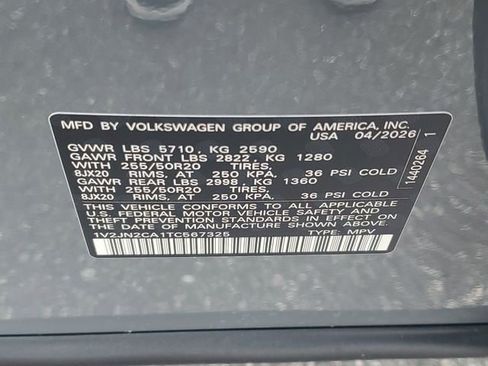 New 2026 Volkswagen Atlas SE FWD image 32